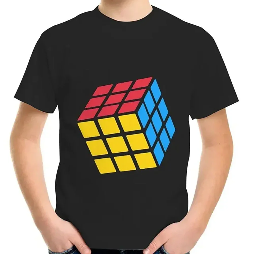 ZYXZ  mens T Shirt Funny Cubes Puzzle Speed Tee Top Children's T-Shirt Rubiks Magic Summer Tshirt Square Clothing 917014