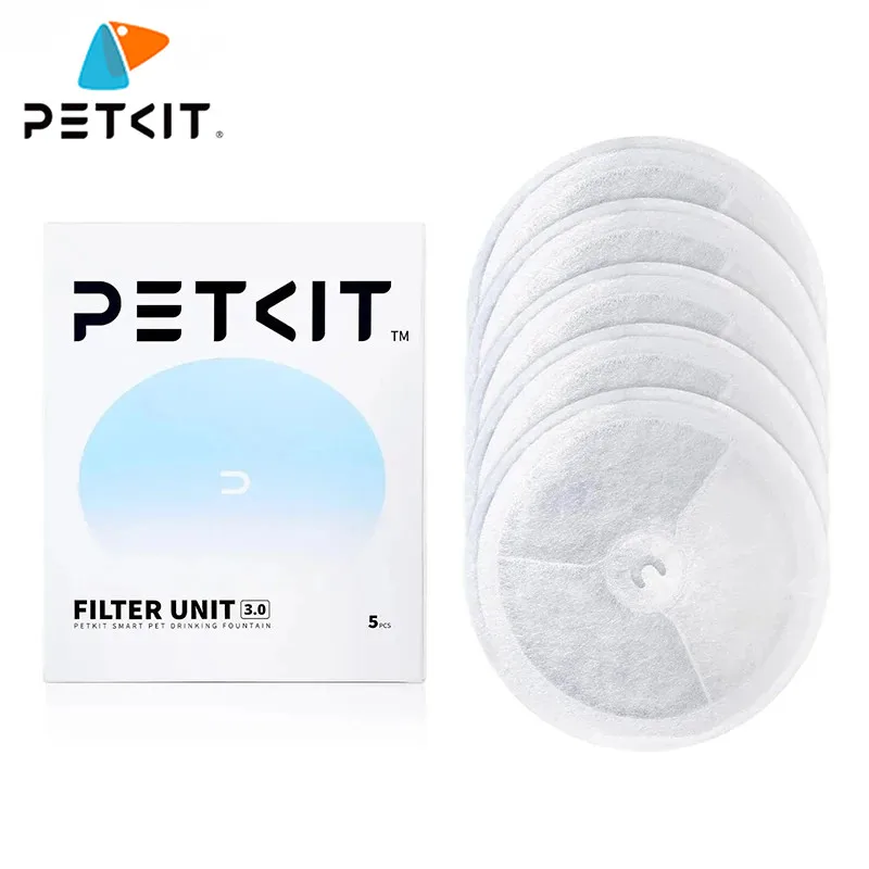 PETKIT Universal Type Pet Water Dispenser Filter Element 5PCS Filter 3.0 Cat Water Fountain Replacement Filters Pet Supplies