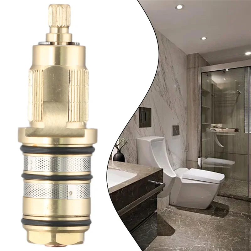 

2025 Trend Thermostatic Shower Valve,Thermostatic Spool,Brass Replacement Thermostatic Shower Mixer Valves Bar Repair Kits