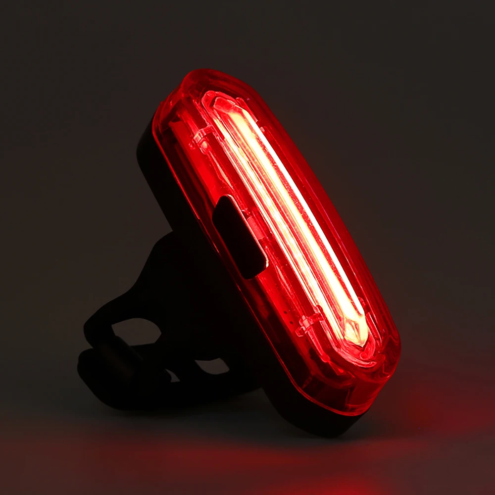 Bicycle Tail Light Night Cycling Outdoor USB Charging Waterproof Single Light Mountain Bike Led Warning Light Bike Accessories