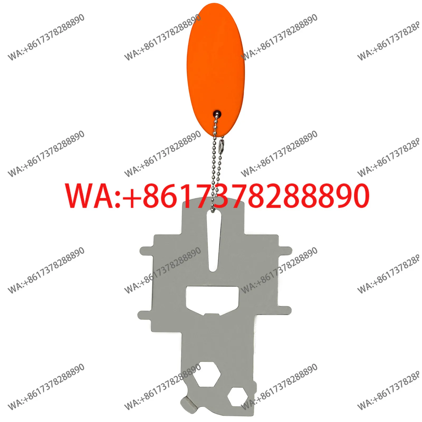 Marine Stainless Steel Deck Tools Keychain Key Bottle Opener Screwdriver -