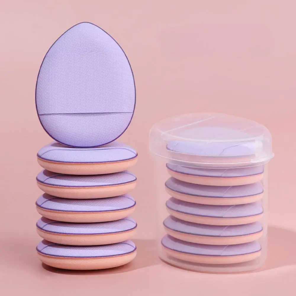 6 個ミニフィンガーパフファンデーション小さなエアクッションパウダースポンジフェイスコンシーラー BB クリーム化粧品アプリケーターメイクアップツール