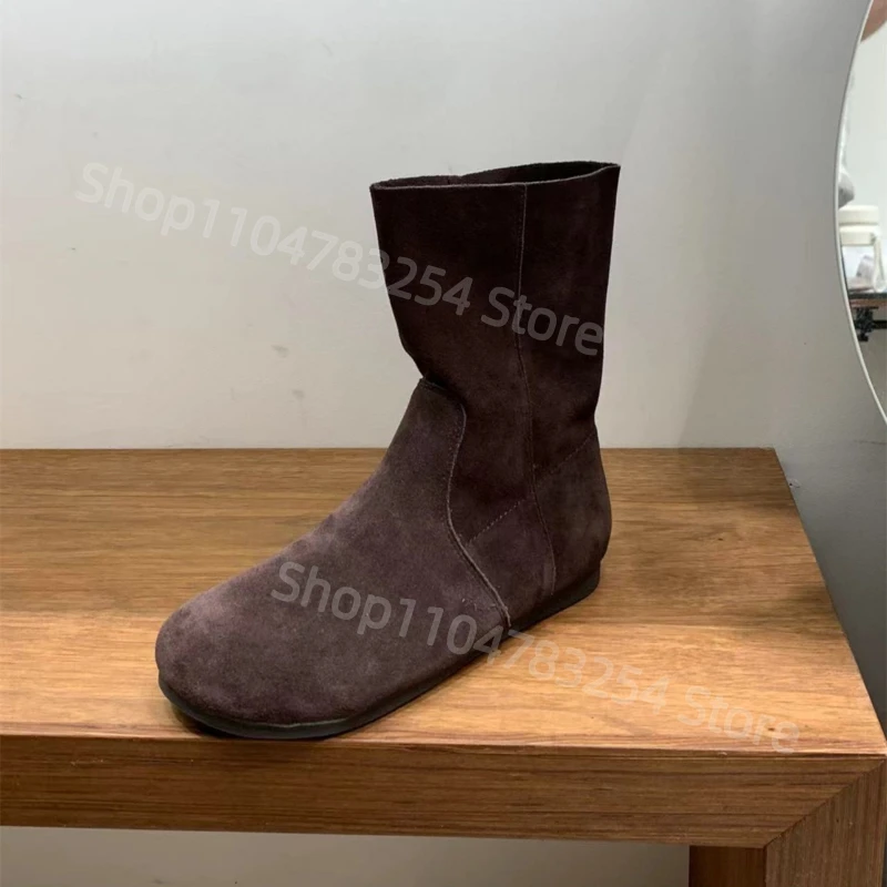 جديد بسيط المرأة حذاء من الجلد بلون الرجعية نمط السيدات حذاء كاجوال ربيع الخريف الاتجاه المرأة الأحذية الجلدية جولة تو