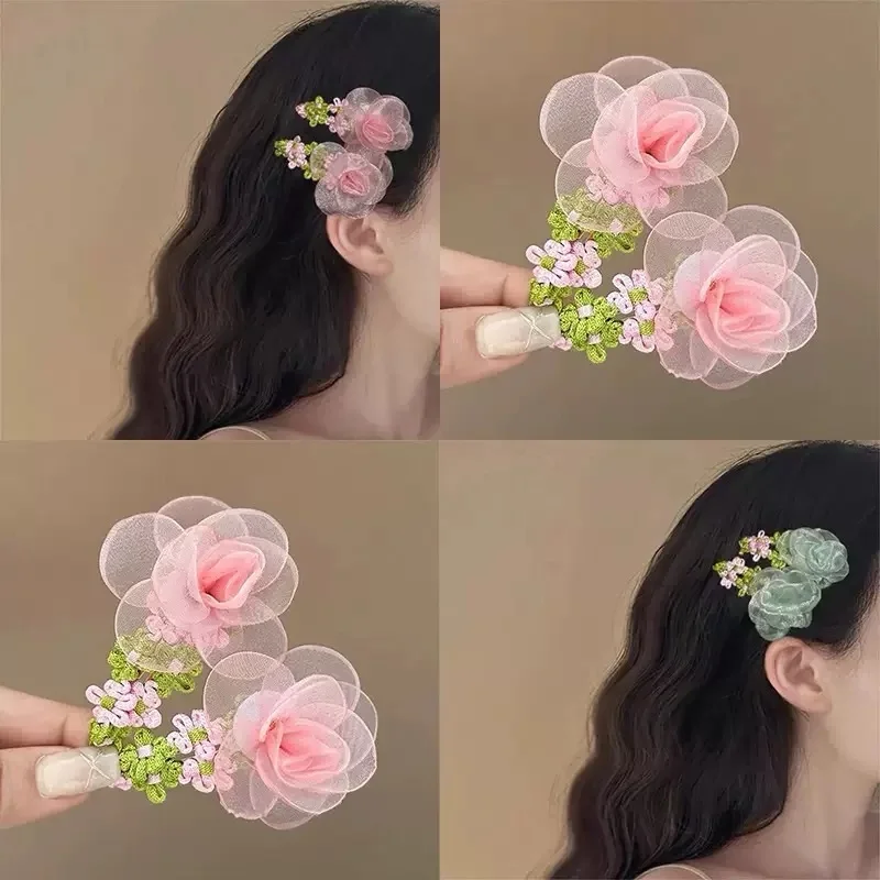 Super Fairy Atmosphere Blumen-Haarnadel-Haarschmuck für Frauen