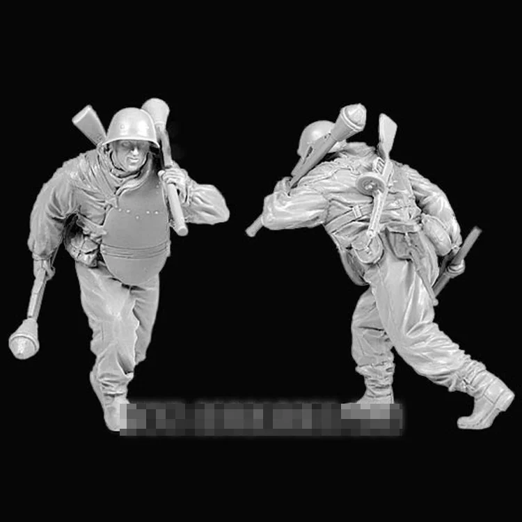 Figura de resina fundida a escala 1/35, modelo de comando de élite soviética, grupo de 5 personas sin pintar, envío gratis