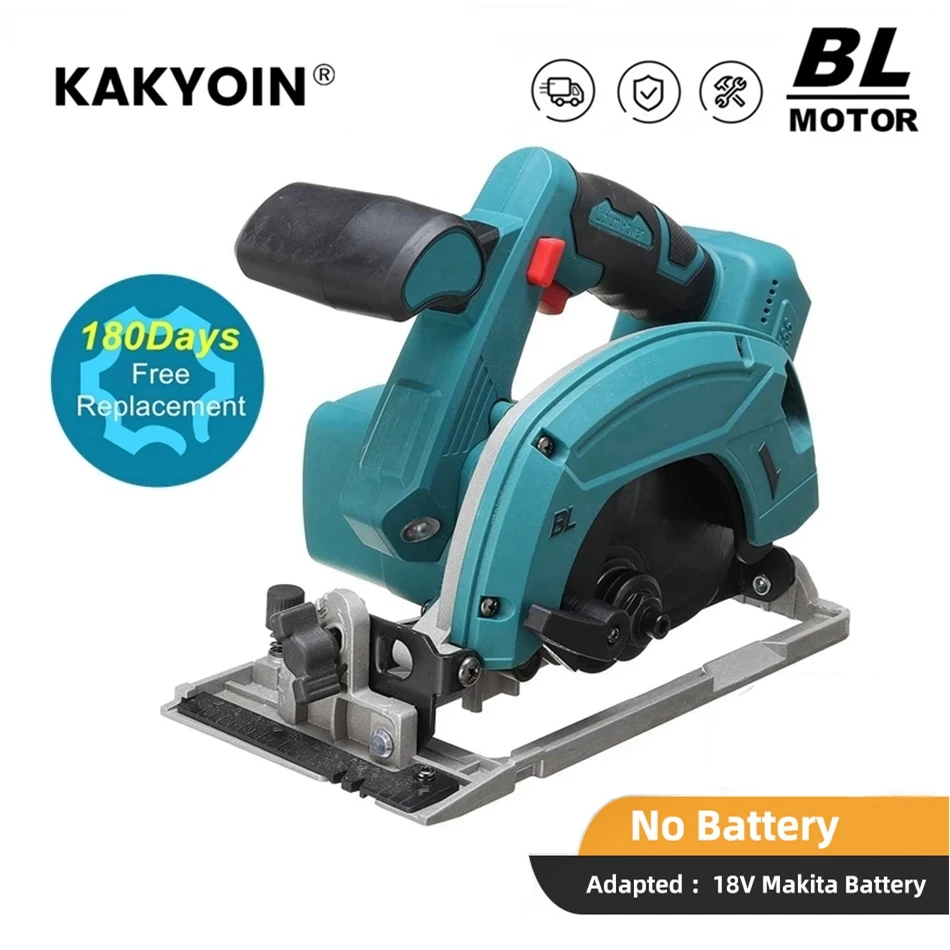 3800W Brushless Cordless Electric Circular Saw 165mm Saw Blade Adjustable Angle Cutting Woodwork Cutting Cordless Electric Saw