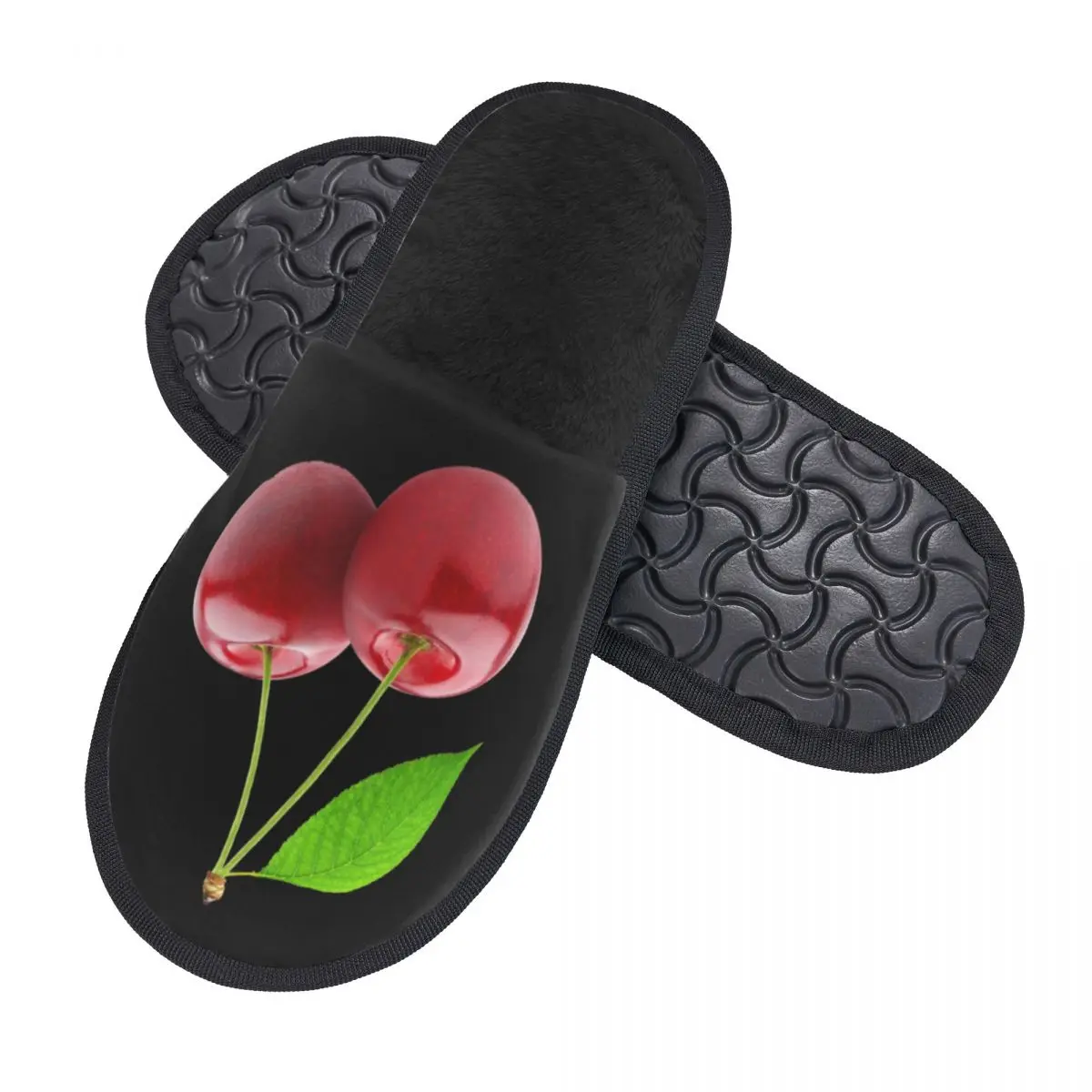 Cherry Slipper For Women Men Fluffy Winter Warm Slippers Indoor Slippers