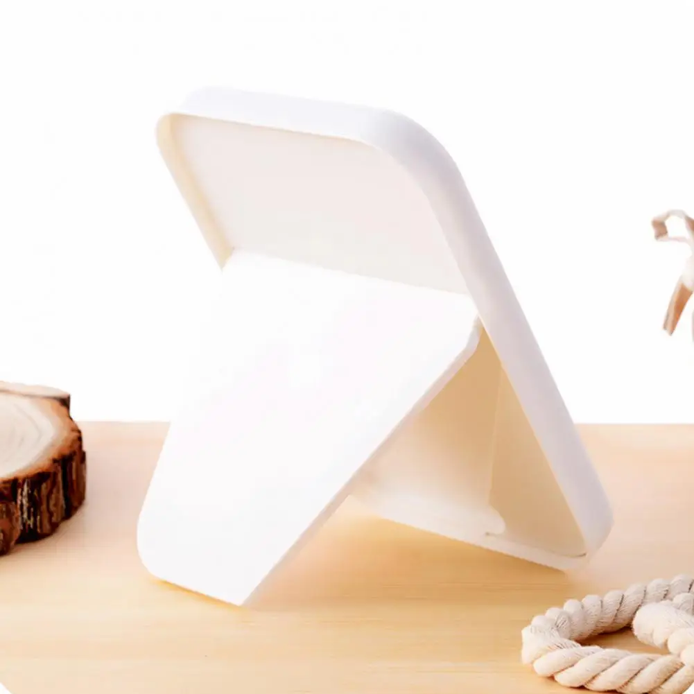 Specchio per il trucco da tavolo Specchio da principessa portatile Strumento per il trucco antiappannamento pieghevole