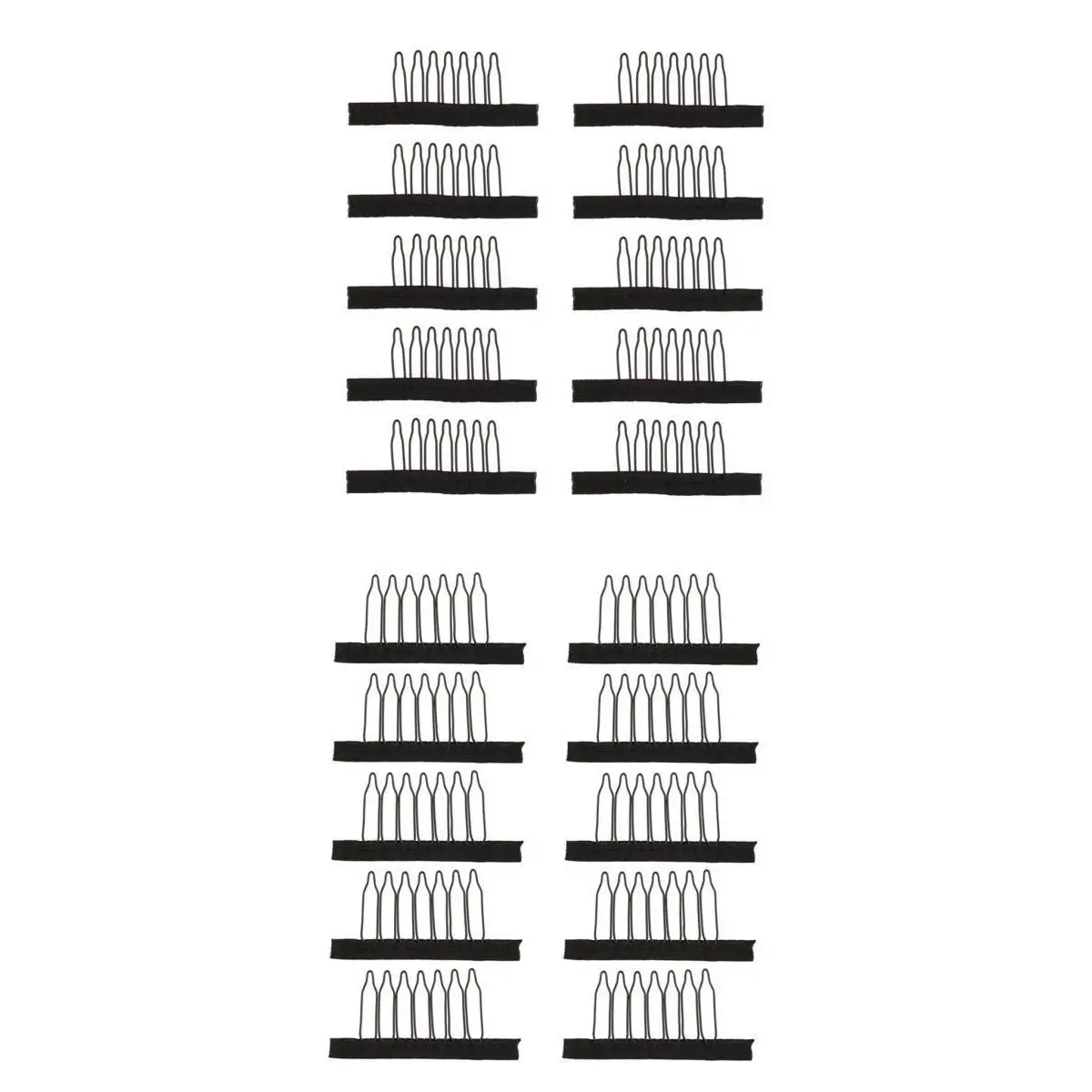 Wig Cap Combs Fabric Edge Clips Secure Hold for Premium Lace Wig Cap Accessories for Adult Women