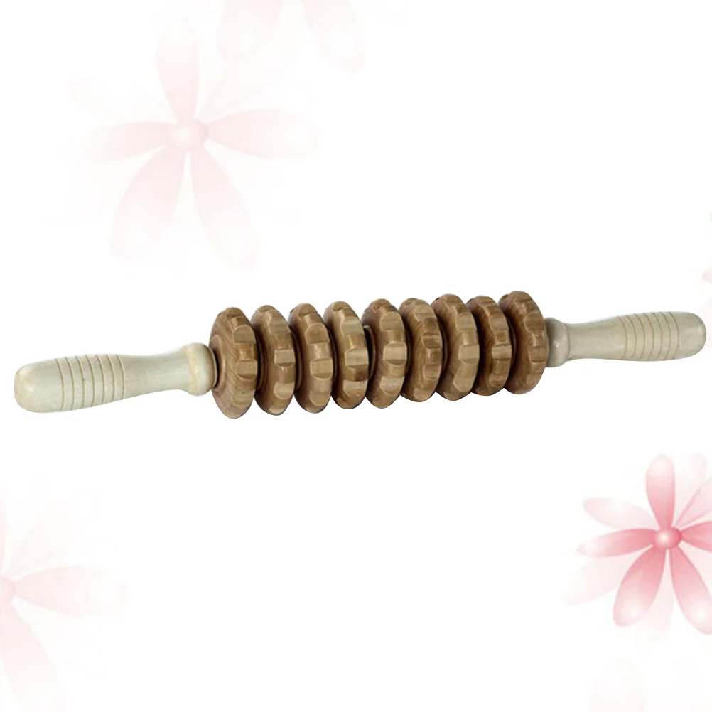 

1 шт., деревянная роликовая массажная палочка, эргономичный дизайн, массажная палочка для всего тела для облегчения глубоких тканей и улучшения кровообращения