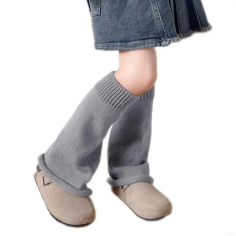

K8GF Kids Fashion Flared Leg Warmer Long Tube Socks Unisex Children Trend Leg Long Socks for Children Aged 3-10