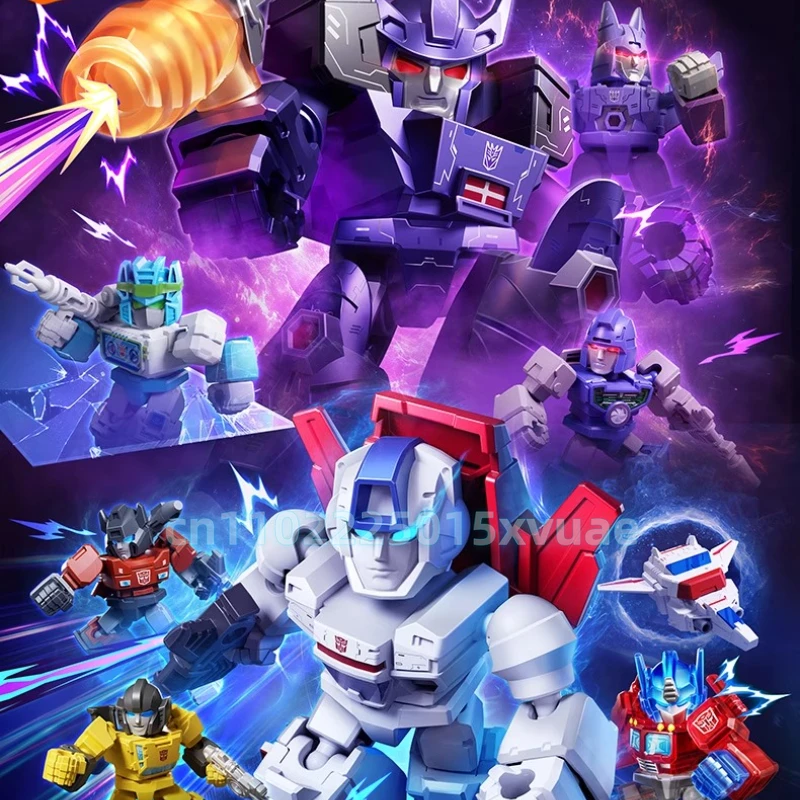 Blokees Transformers Version 5 White Blade Dawn Galvatron Skyfire