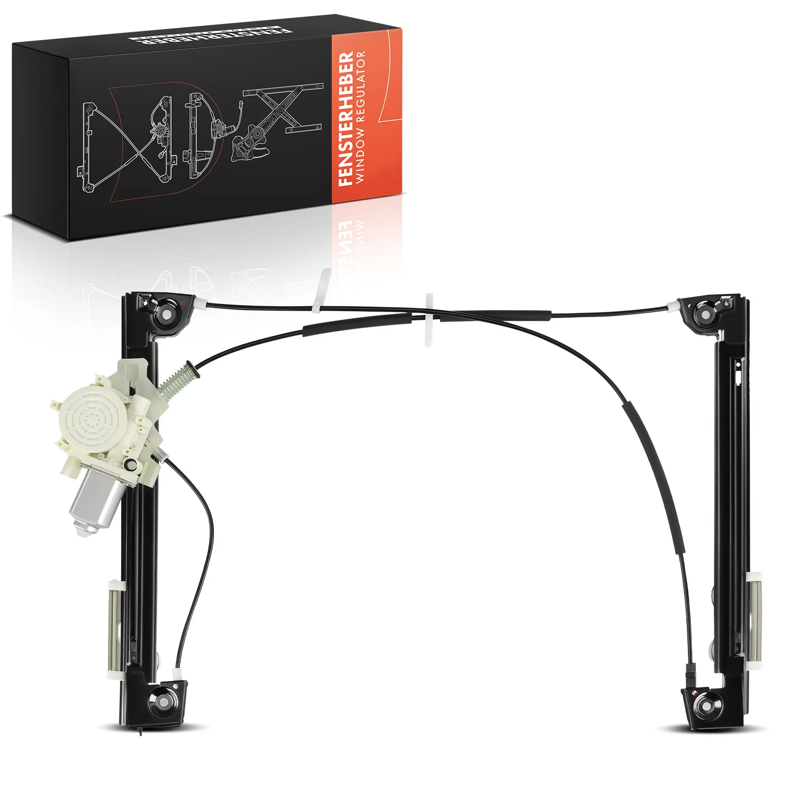 Frankberg 1x Raammechanisme linksvoor voor Mini Mini R50 R52 R53 Cooper One Works Hatchback Cabriolet 2001-2005 51337039451