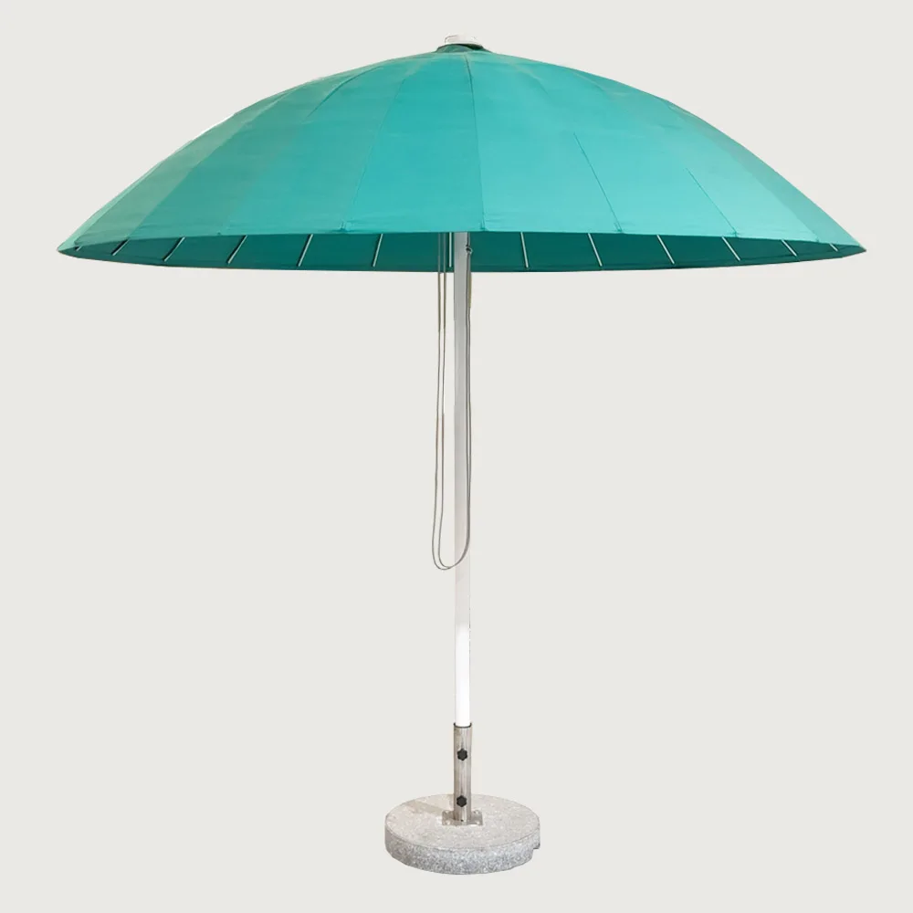 High Quality  Outdoor Umbrellas Unique Garden Leisure Restaurant Beach Wedding Pool Fiberglass Big Size for Courtyard