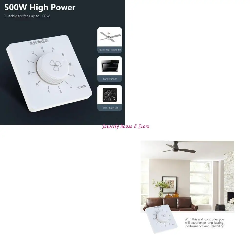 

Отрегулируйте тип настенных переключателей 86 электрических потолочных вентиляторов панели управления вентилятором Govenor