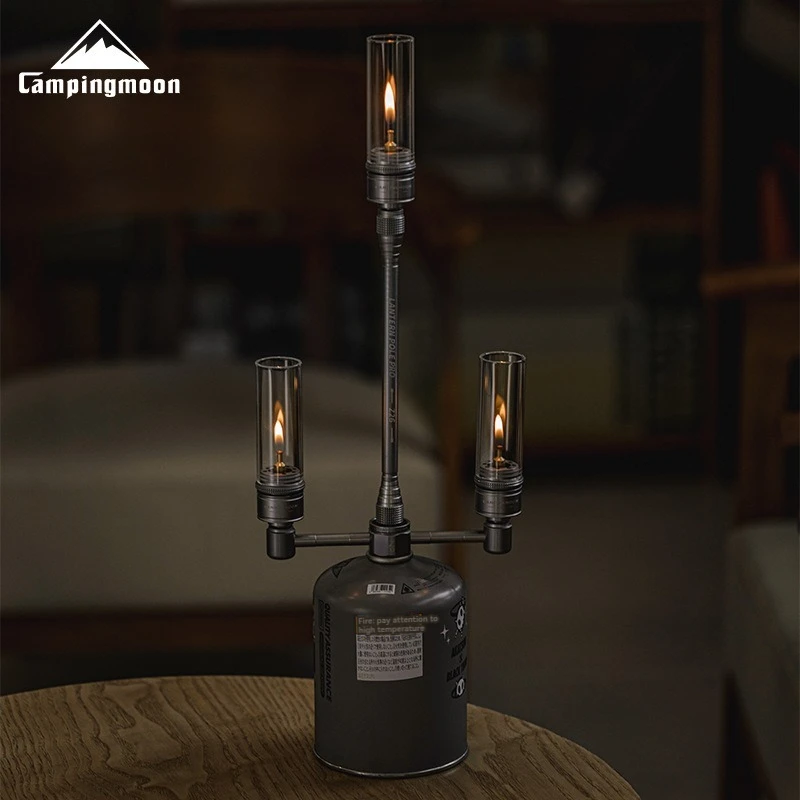 

Адаптер для газовых баллонов CAMPINGMOON BKZ33 из алюминиевого сплава, 1-в-3, для подключения трех баллонов.