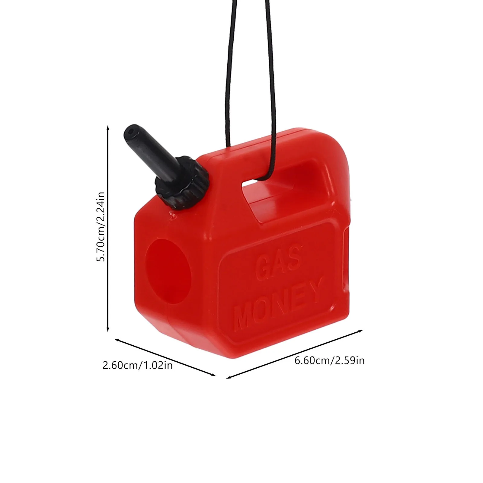 علبة الغاز المال زخرفة الإبداعية شجرة عيد الميلاد ديكور معلق لعطلة هدية البلاستيك عيد الميلاد قلادة خفيفة الوزن عملة البنك