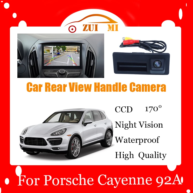 

Car Reverse Rear View Camera For Porsche Cayenne 92A 2011~2014 Waterproof CCD Full HD Night Vision Backup Parking Camera