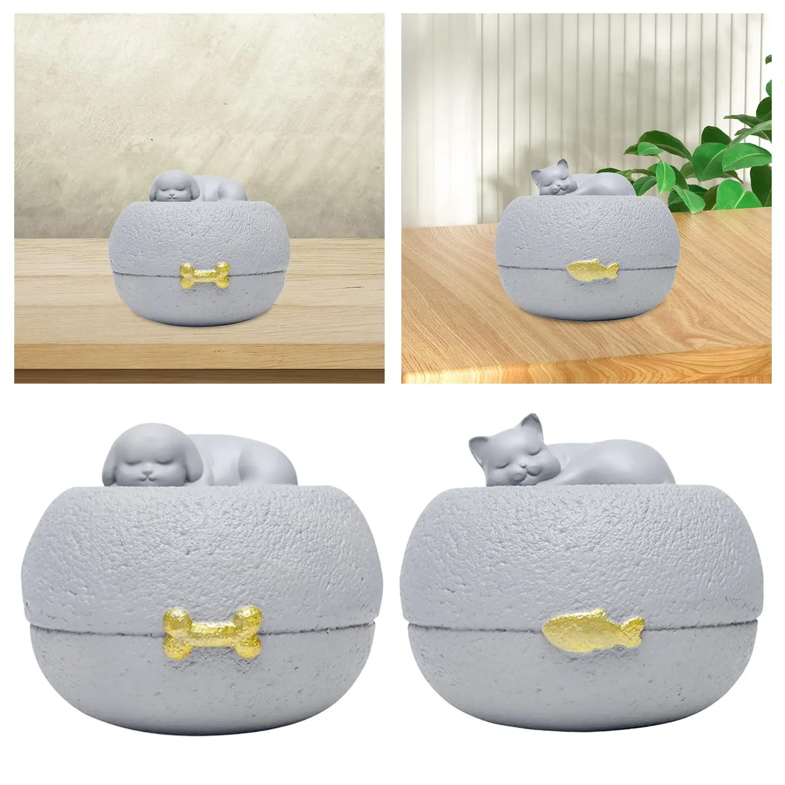 Pet Cremation Urn Cremation Memorial Urn Urn Box Garden Memories Accessories Pet Supplies Sculpture Souvenir Cinerary Casket