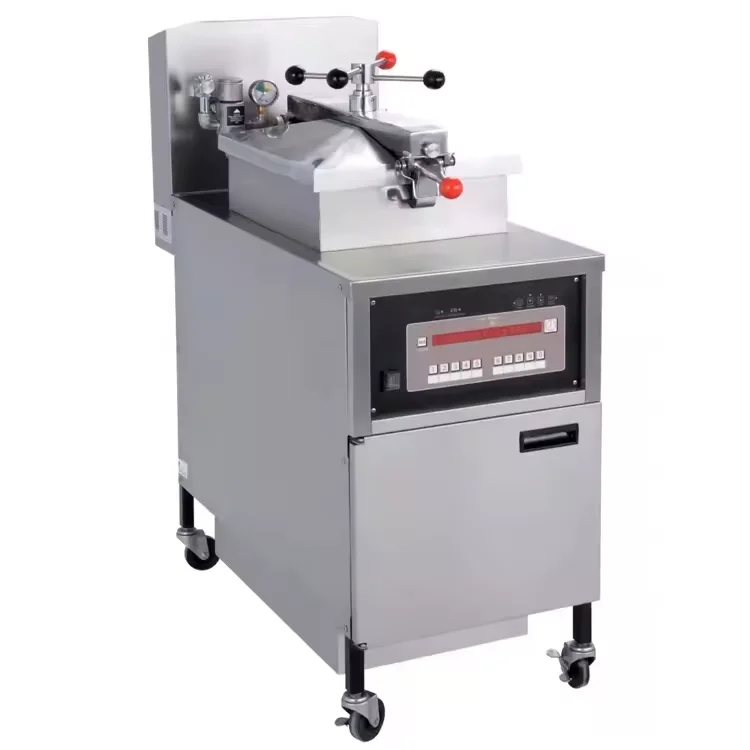 

Commercial Large Capacity Gas Chicken Fryer Automatic Exhaust Oil Filter Pressure Broasted Chicken Pressure Fryer Gas