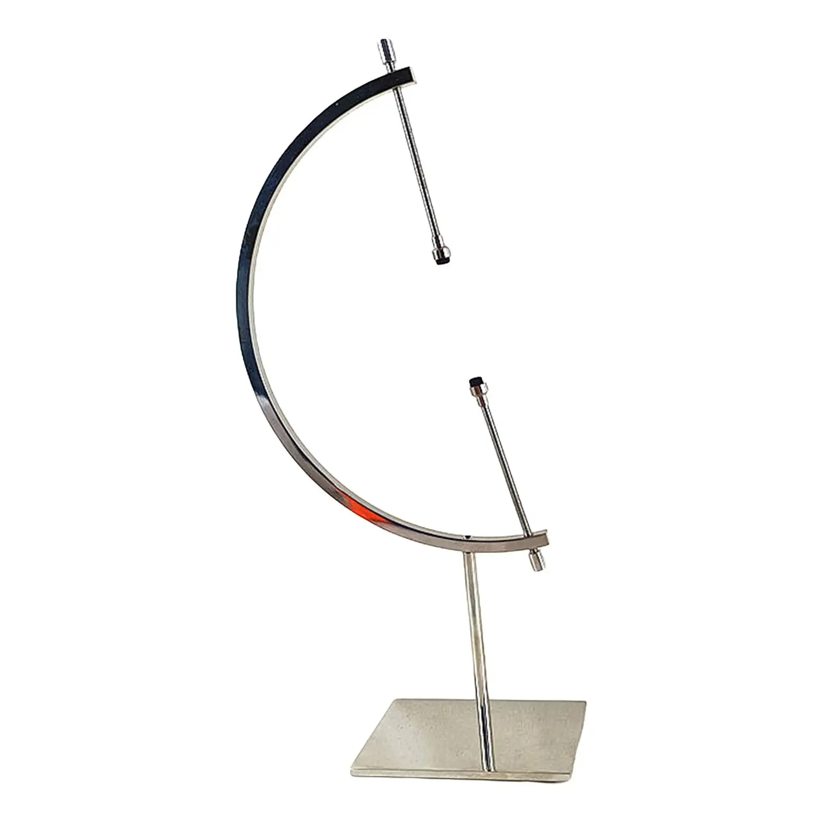 Metal Globe Display Stand Rack Anti Rust Sphere Holder Caliper Stand for Jewelry Stones Decor Feng Shui Office