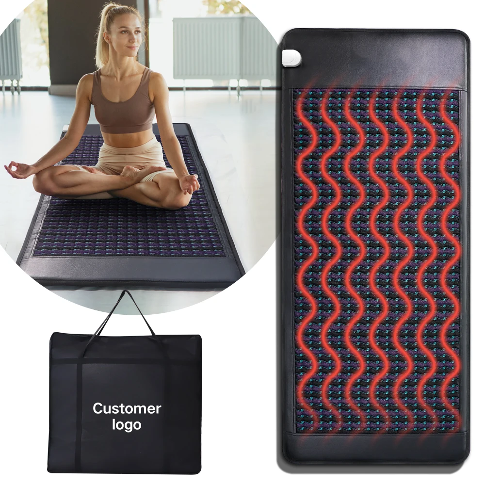 

Higher Dose Infrared Mat PEMF Mats Amethyst Infused Massage Mattress for Body Spa