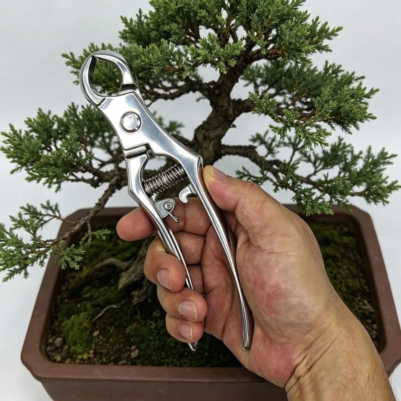 440A Stainless Steel Bonsai Knob Cutter Spherical Branch Breaker Leaf Bud Pruning Shears Professional Bonsai Styling Tools