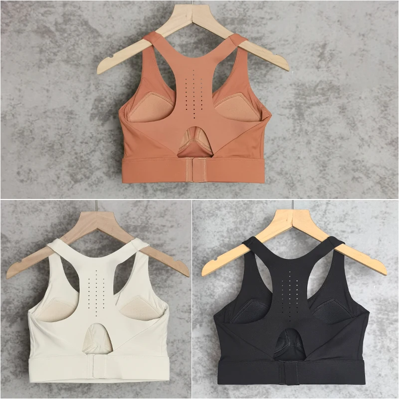 

Women's Yoga Fitn Sports Top Fixed Cup Pilates Bra Color Blo ter Ne Piece Athletic Wear Breathable Moisture Wic...