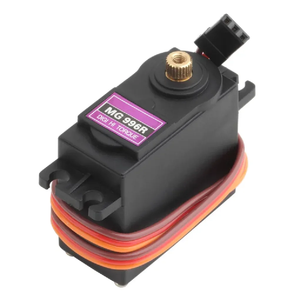 Servomotor de engranaje de Metal para coche teledirigido Futaba JR, helicóptero y barco, 4 piezas, 180 °, 13kg, 15kg, MG995, MG996, MG996R