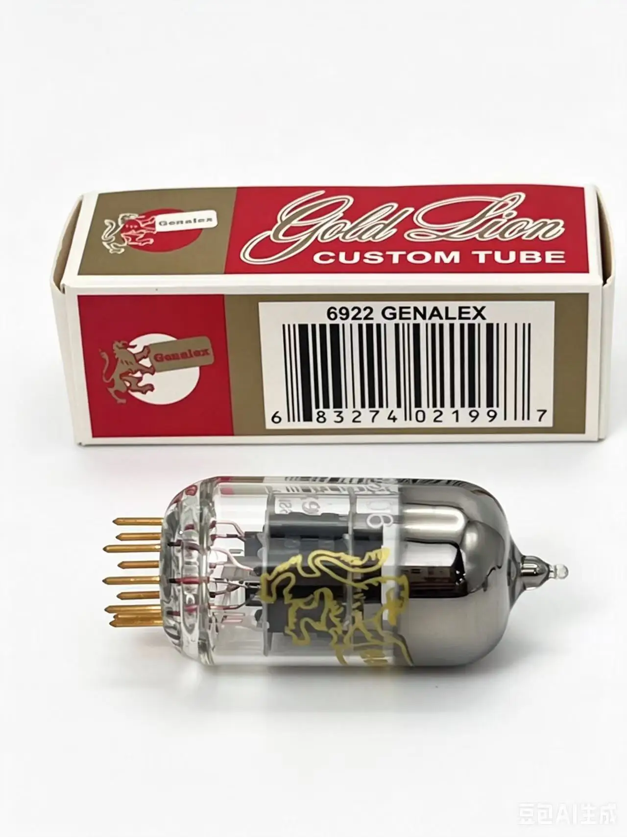 GOLD LION 6922 E88CC Vacuum Tube - Premium Audio Valve, Low Noise, Gold Pin, Excellent Replacement for 6DJ8 / ECC88