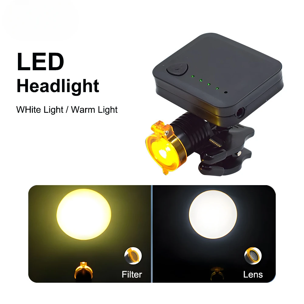 

cross-border denta integrated black headlamp 3W5W three-dimensional headlamp adjustable lamp brightness denta equipment