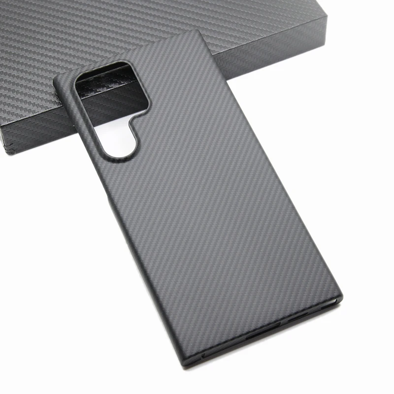 ZXKE-Phone Case for Samsung Galaxy S24 Plus, S24Ultra Cover, Light Thin, High-Strength, 600D Aramid Fiber, Protective Shell