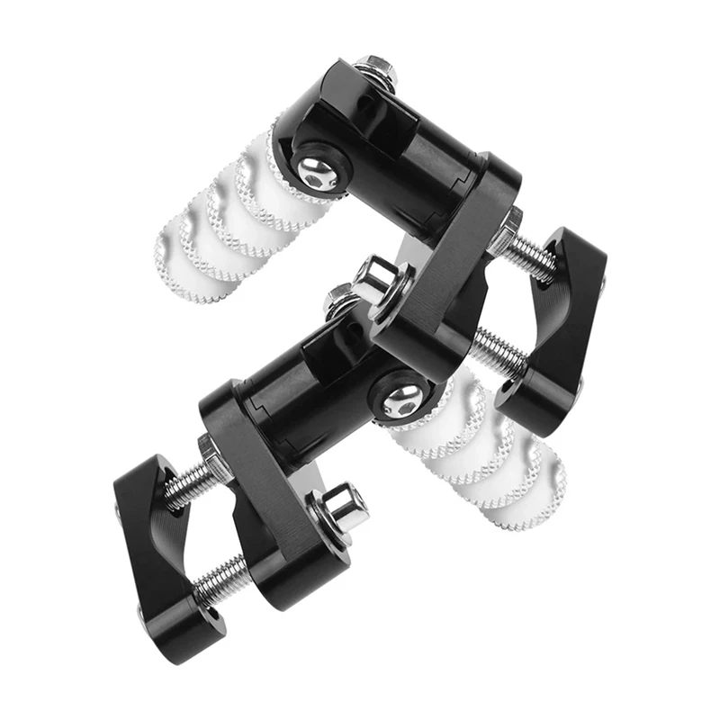 Super Sale Motorcycle Footrests Highway Rotatable Folding Foot Pegs 22-28mm for BMW R1200GS ADV R1250GS LC S1000XR F900R Black