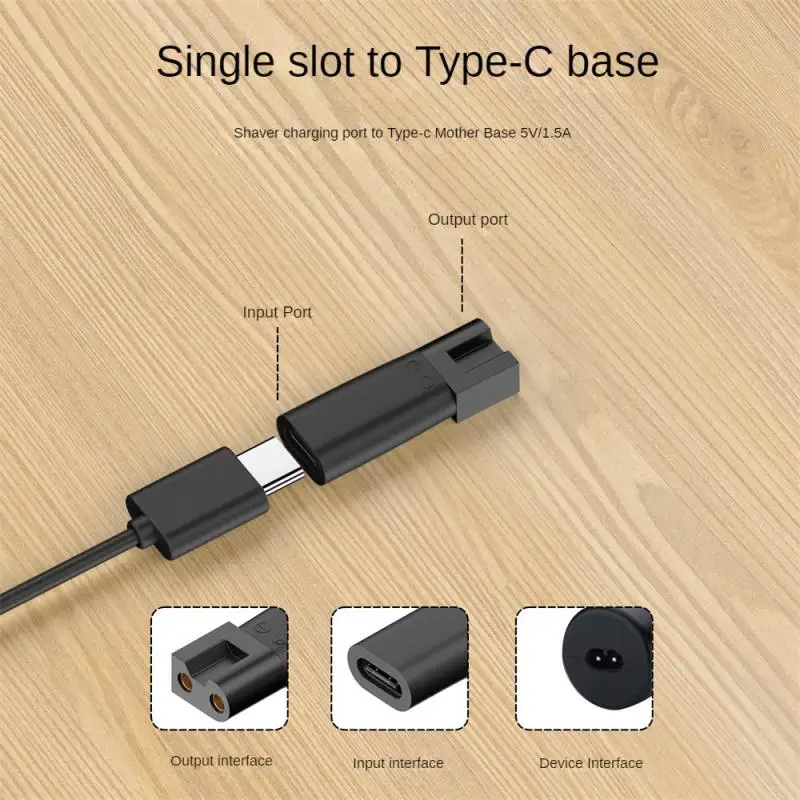 1pcs DC Connector USB Adapter Power Cord 5V Replacement Charger USB Adapter Suitable For All Kinds Of Electric Hair Clippers