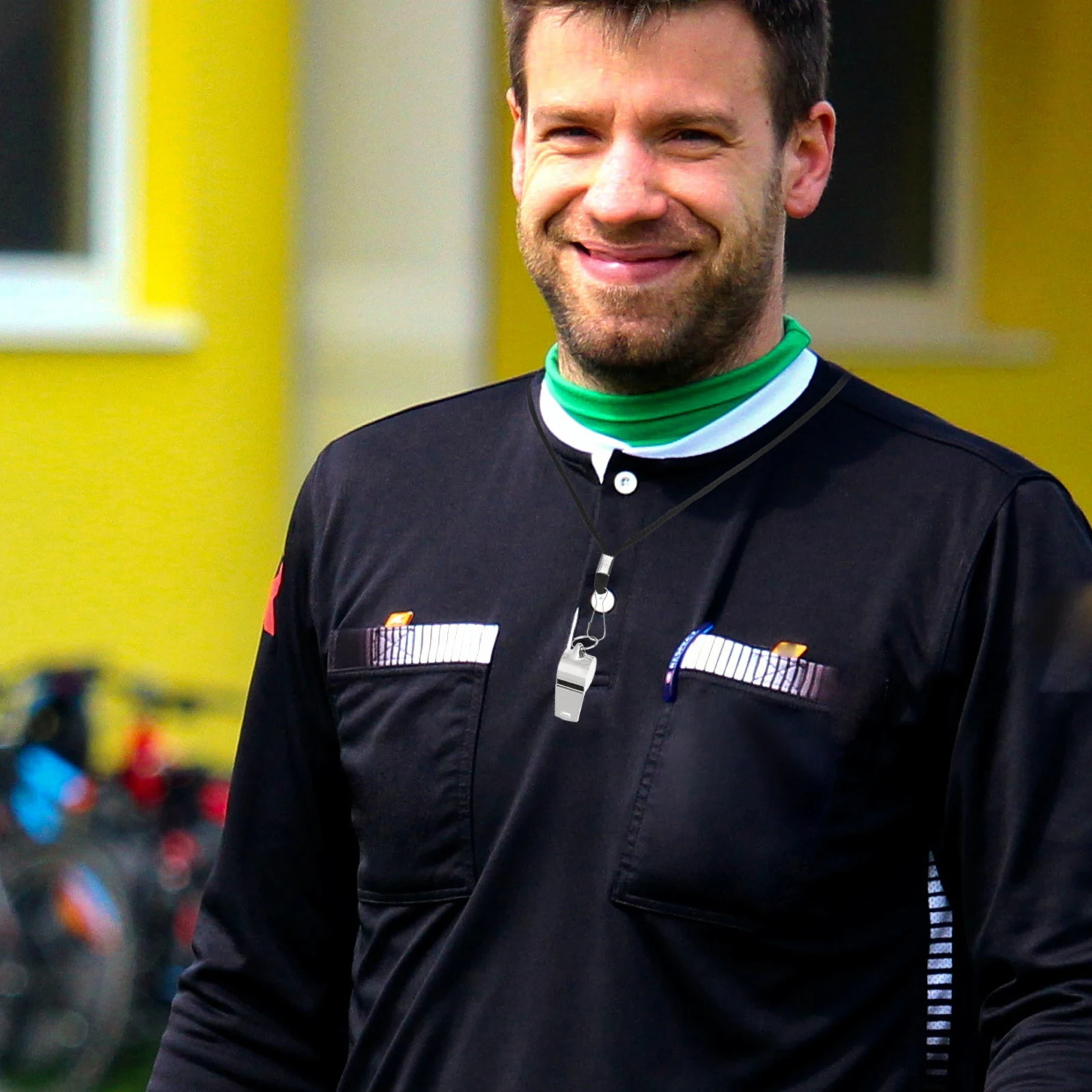 

2Pcs Metal Sports Whistles Premium Stainless Steel Referee Whistle for Racing Running Swimming Training Portable Outdoor