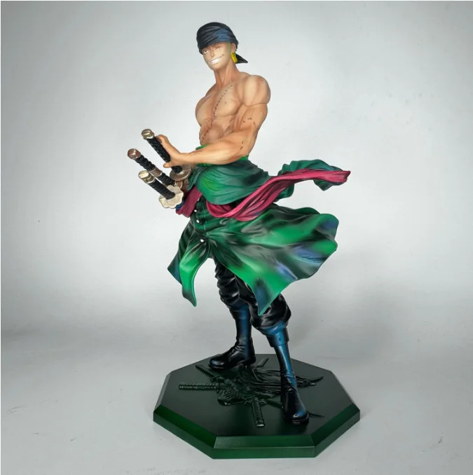En Stock-nouvelle édition de collection une pièce capitaine Roronoa Zoro Figure JP Anime modèle périphérique ornement de bureau jouet cadeau (27 cm)