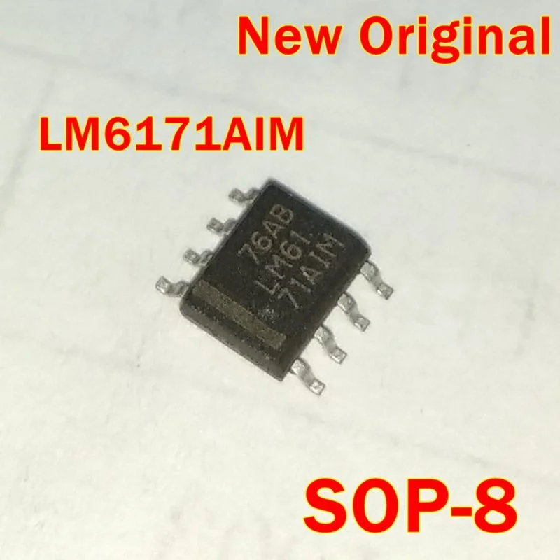 1Pcs to 100Pcs Lm6171Aimx Lm6171Aim Sop-8 New Original High Speed Low Power Low Distortion Voltage Feedback Amplifier