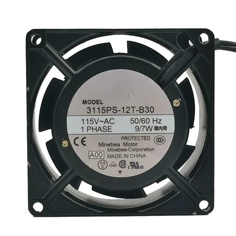 

Brand New Original 3115PS-12T-B30 115 AC 8038 8cm 115V cooling fan 80*80*38mm cooler Fast delivery