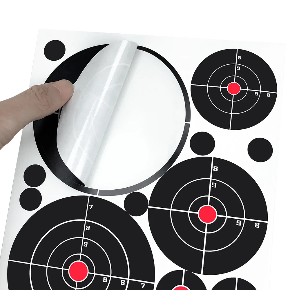 

Наклейки на мишени разных размеров, подходящие для тренировок по стрельбе, идеально подходят для стрельбы из лука, повышения навыков точности.