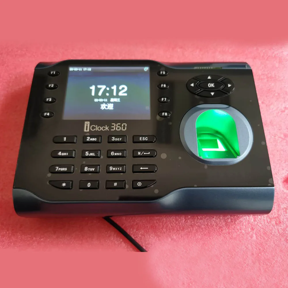 Linie papilarne czas obecności, TCP/RS232/485/USB Host i klient, karty do odczytu RFID