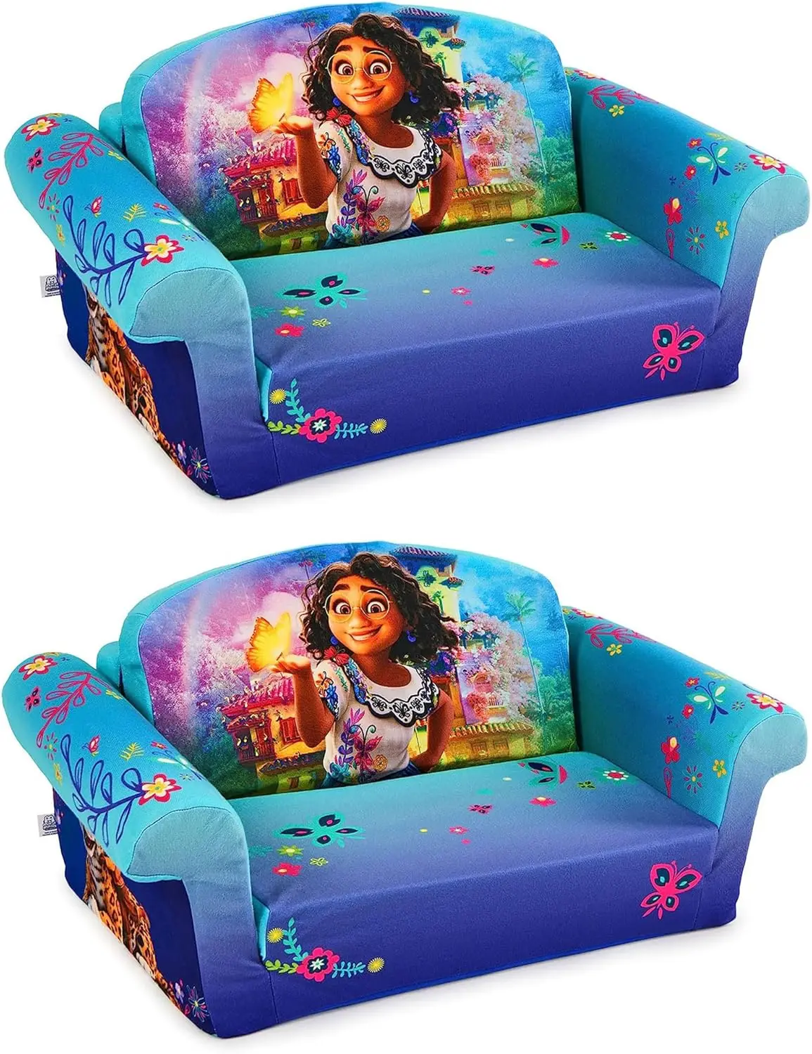 

2-in-1 Open Foam Compressed Sofa Bed for Living Room or Guest Use, Compact and Comfortable Futon Style with Easy Setup