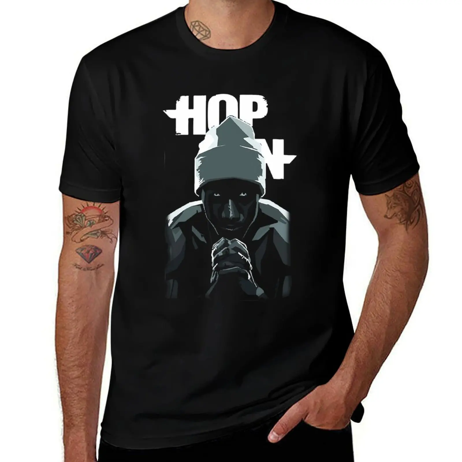 

shirt man t high quality t luxury brand man T-Shirt Hopsin luxury shirts