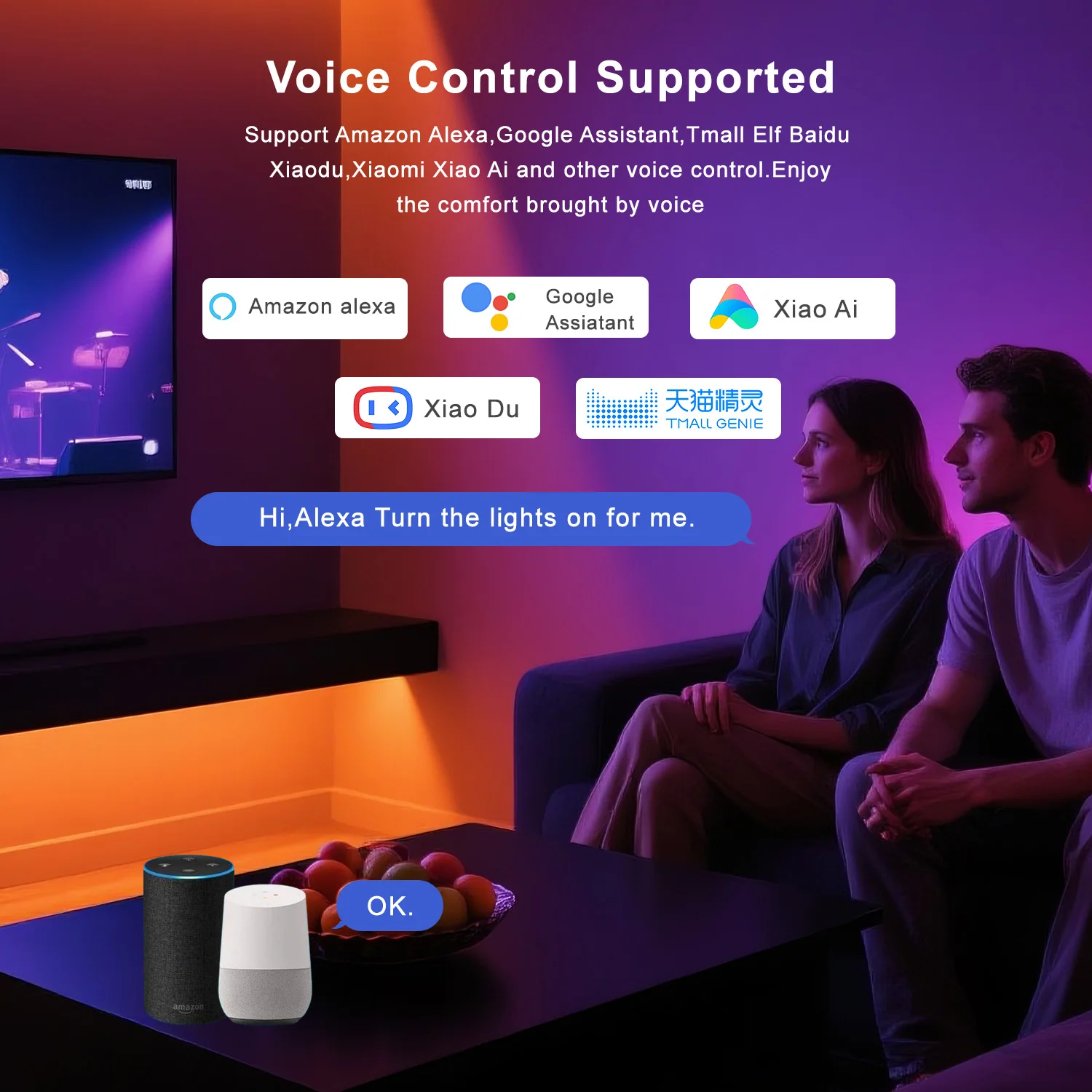 SP530E All in One LED Controller WiFi BT Alexa Google Home 5CH PWM SPI Pixels LED Strip Light COB SMD WS2811 WS2812B SK6812