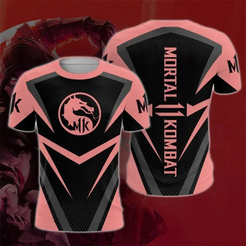 Mortal Kombat 11 T-Shirts Fighting Game Element 3D Print Tee Tops Fashion Summer Women Men O-Neck T Shirt Tops Streetwear