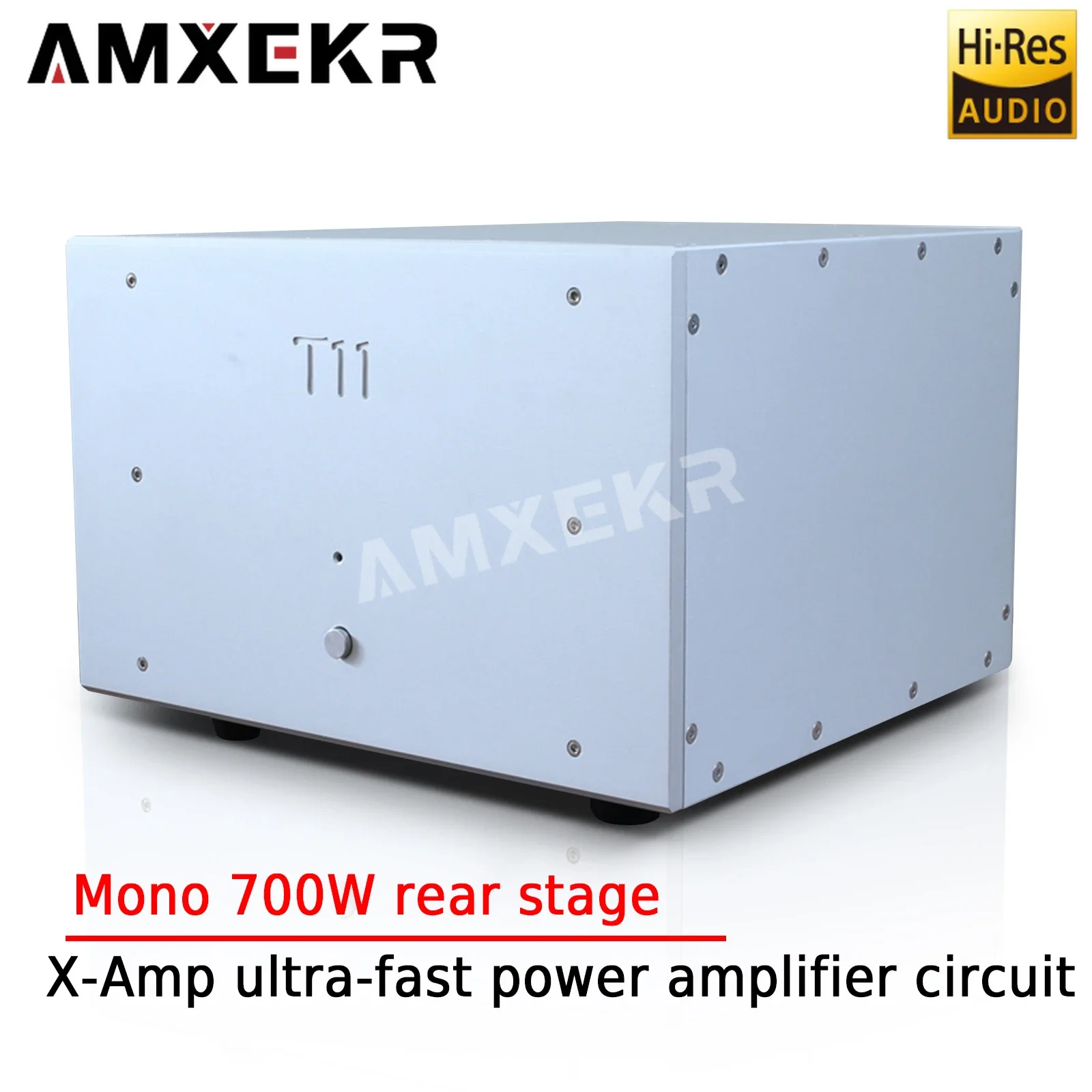 AMXEKR T11 Bridges, Mono totalmente equilibrado, Traseiro Berliner, 909 Amplificador-X totalmente simétrico, Linha ultra-rápida, 700W