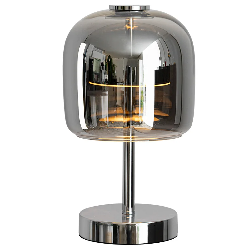 Lampe de Table décorative en verre, éclairage d'ambiance nordique créatif, veilleuse pour chambre à coucher, chevet, comptoir de Bar/salon