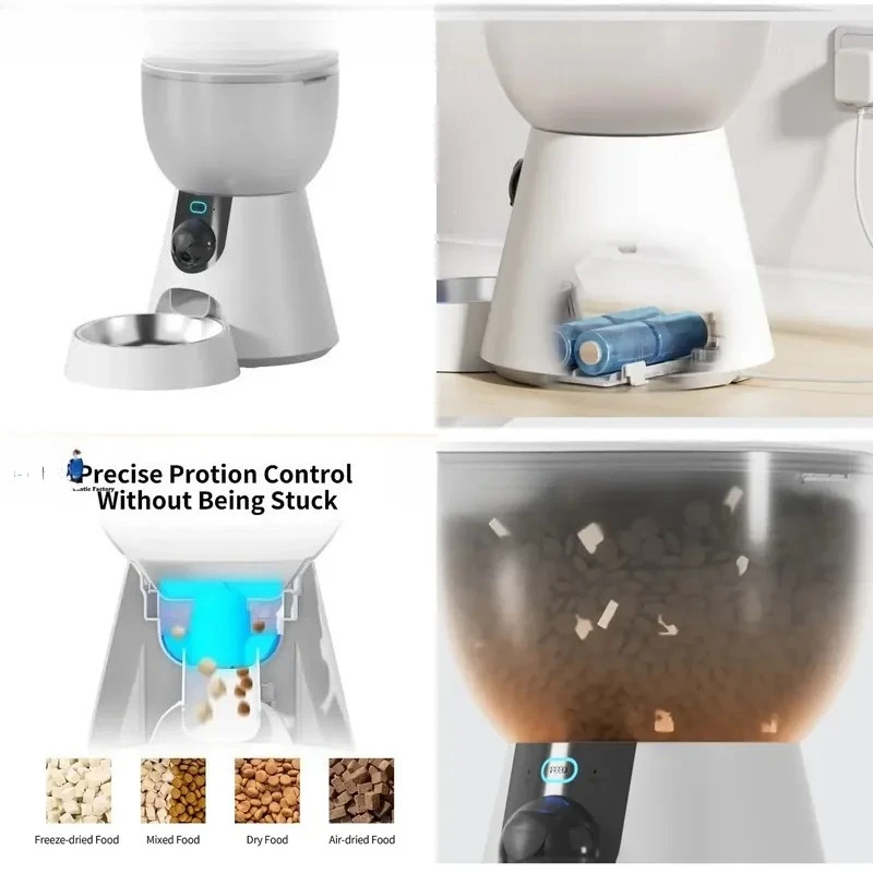 Smart Pet Food Water Combination Set Automatic Water Stamford Premium Pet Bowl Feeder Solid Dog