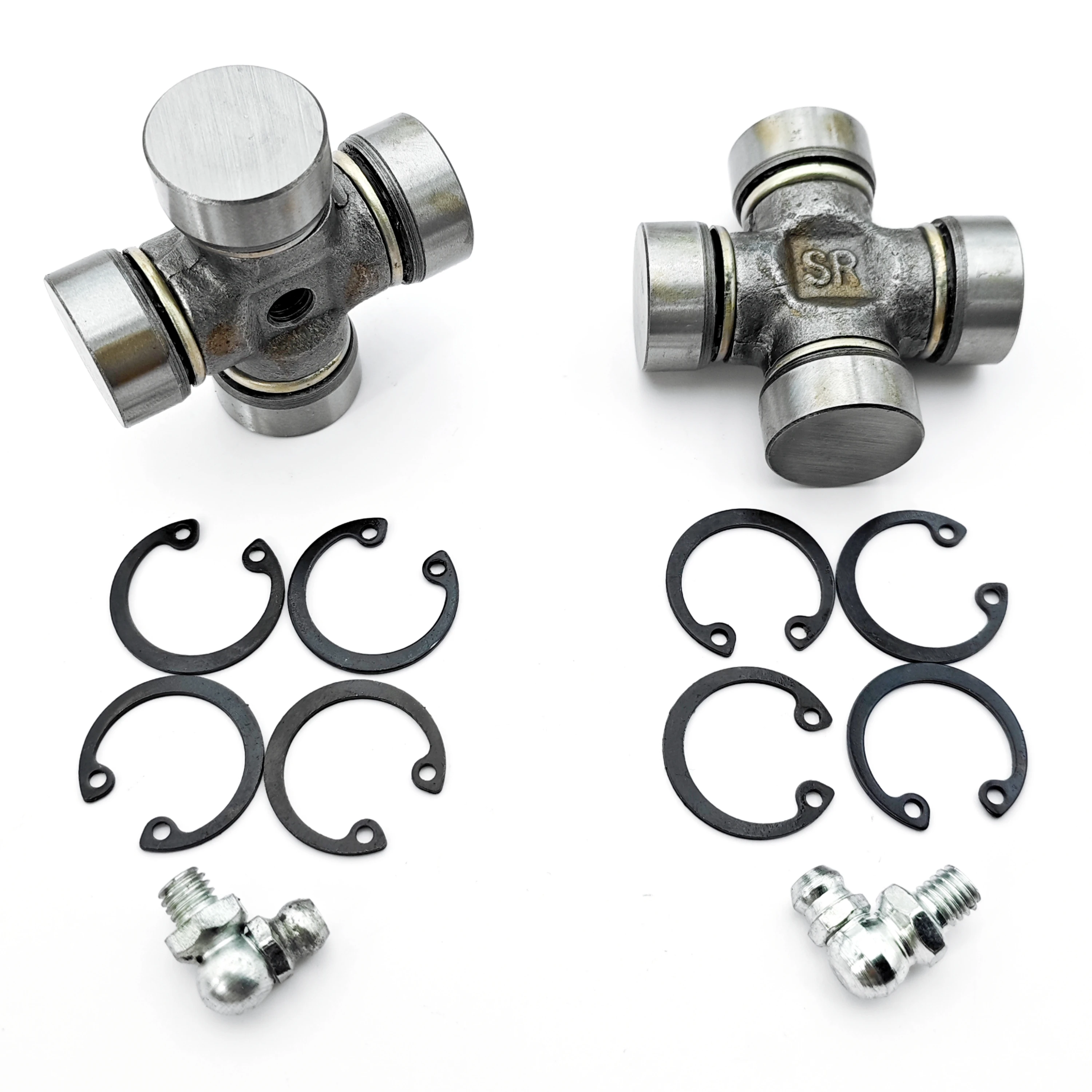 2PCS 20mmx47mm Universal Joint 20*47MM U-Joint with Oil Nozzle for Linhai 260 300 400 Allroad 300 Keeway GTX 300i