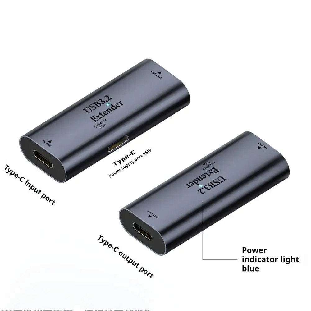 Stable Transmission Signal Extender Long-distance Type C Adapter with Stable Signal Amplification for Monitoring Picture 15w Usb