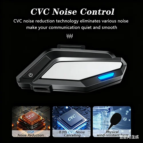 BT 5,3 casco de Moto auriculares luz casco inalámbrico manos libres llamada teléfono motocicleta impermeable auricular reproductor de música altavoz Moto